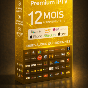 Abonnement IPTV Belgique 12 Mois
