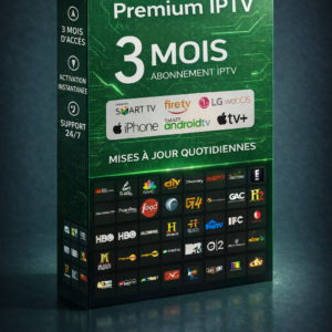 Abonnement IPTV Belgique 3 Mois